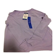 Danskin Womens Crisscross Tunic Shirt, Large, Lavender Pale - $25.64