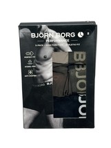 Bjorn Borg Men&#39;s Performance Boxer Briefs Size Small 3 Pack New - £27.22 GBP