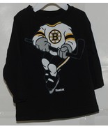 Reebok NHL Licensed Boston Bruins Black 12 Month Baby Long Sleeve Shirt - £11.71 GBP