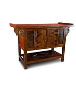 Chest Antique Teak Solid Wood Cabinet Bali Furniture Sideboard - $27,946.16 MXN