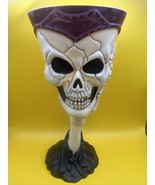 Halloween Haunted Bones Skeleton Skull Goblets PVC sturdy - $6.14 CAD