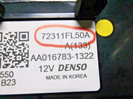 17-18-19-20  SUBARU IMPREZA/  2.0L/  MANUAL TEMPERATURE/ CLIMATE/ CONTROLS/ HVAC image 3