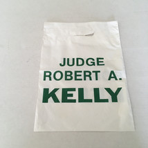 Judge Robert A. Kelly vintage political promotional plastic bag movie ph... - $27.08 CAD