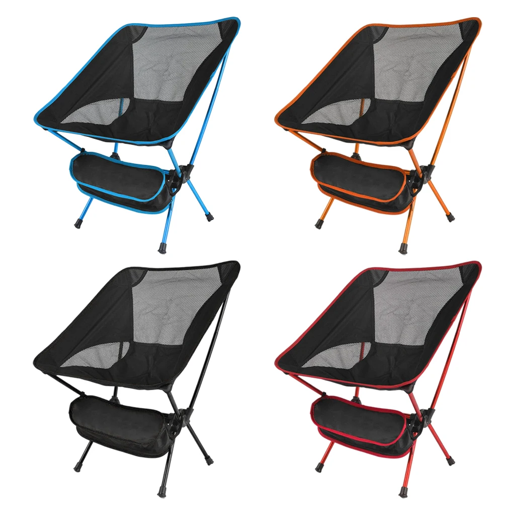 Detachable Portable Folding Moon Chair Outdoor Camping Chairs Beach Fishing - £27.18 GBP+