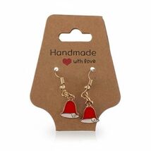 Handmade Christmas Bell Earrings - $3.53