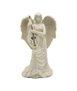 Lenox Angel Figurine Playing Cello Ivory &amp; Gold Accents Elegant Collecti... - $56.12 CAD