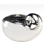 Nautilus Shell 31515 Ceramic 3D Shaped Silver Coast Candy Bowl - £27.66 GBP
