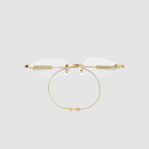 Gentle Monster x Maison Margiela MM219 Gold Clear (MM219-A030) - $8,566.03 MXN