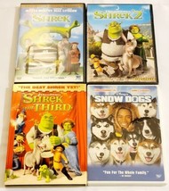 Shrek, Shrek 2, Shrek The Third &amp; Snow Dogs DVD Movies - £6.69 GBP