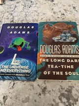 Two Books Douglas Adams  Life The Universe + The Long Dark Tea-Time.HC/D... - £20.09 GBP