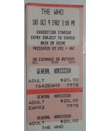 THE WHO 1982 Exhibition Stadium Toronto Ticket Stub Vintage CPI VG Daltrey  - $17.50 CAD