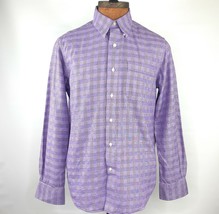 Tommy Bahama Dress Shirt Men&#39;s 15.5 34/35 Long Sleeve Button Down Purple - £18.59 GBP