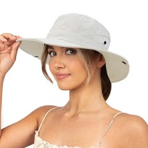 Sun Hat For Women Summer Uv Protection Beach Hat Wide Brim Mesh Bucket Fishing H - £11.72 GBP