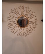 Metal Copper Creeper Deco Vintage Antique Handmade Round Big Wall Art Mi... - €372,31 EUR