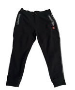 Black Pike Athletic Sweatpants Mens 36&quot;x25&quot; Casual Jogger Zipper Pockets... - $47.45