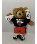 Play-by-Play NBA Fan Bears Chicago Bulls vintage plush teddy basketball ... - £7.81 GBP