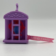 Fisher Price Loving Family Sweet Sounds Dollhouse Purple Bird Cage Parrot - $322.03 MXN