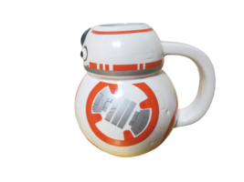 ZAK BB-8 Star Wars Ceramic Mug Lucasfilm 5&quot;T Orange White 18 Oz - £9.49 GBP