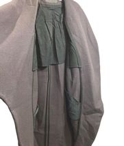 Long Haider Ackermann Cowl Neck Wool Dark Gray Coat Sz 42 Made in Belgium Women image 8
