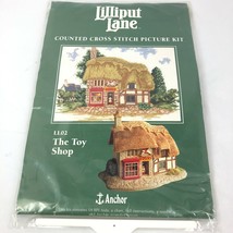 Anchor Lilliput Lane The Toy Shop Counted Cross Stitch Picture Kit  LL02... - $32.34