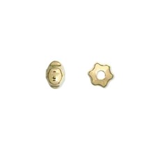 100 Gold Brass 6x4.2mm Tiny Star Brass Metal Spacer Accent Beads - £9.64 GBP