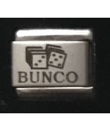 Bunco Dice Laser ITALIAN CHARM Link 9MM K2023 J1 - £9.42 GBP