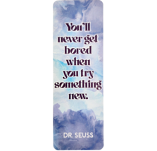 2020 Dr Seuss You&#39;ll Never Get Bored Trying New Things Inspirational Rea... - $186.75 MXN
