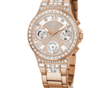Guess Womens Jewellery GW0320L3 Rose Gold Moonlight Crystal Bracelet Watch - $121.75