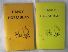 Self Printed Cookbooks Fancy Formulas Laboratory Staff McLaren Hospital Flint MI - £10.24 GBP