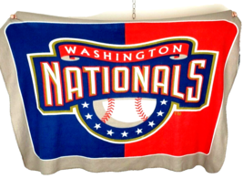 Washington Nationals Fleece Blanket Baseball - £9.33 GBP