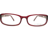 Success:XPL Eyeglasses Frames SPL-2 RED Clear Rectangular Full Rim 51-17... - $46.53