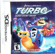 Nintendo DS Disney Turbo Super Stunt Squad instruction Manual only - £3.78 GBP