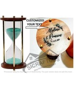 Personalized Engraved Sand Timer - Fillable Hourglass Gift For Couple,Oc... - £31.21 GBP