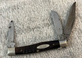 Vintage Case XX 6332  Medium Stockman Knife 1976  4 Dot 3 Blade    (10) - $59.39
