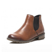 REMONTE R3315-24 BROWN leather Boot US 7  EU 38 - £55.94 GBP