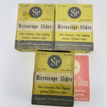3 Boxes SCIENTIFIC PRODUCTS VTG Microscope SLIDES American Hospital Supp... - $21.51