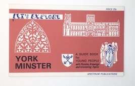 Let&#39;s Explore York Minster: A Guide Book for Young People Vintage 1986 B... - £11.74 GBP