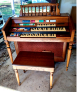 Wurlitzer Model 630 Electric Organ 3-Tier Keyboard & Orbit Synthesizer w/Bench - €299,53 EUR