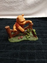 Disney Simply Pooh RETIRED Small Steps Make Grand Adventures Fence Figure HTF - $9.90