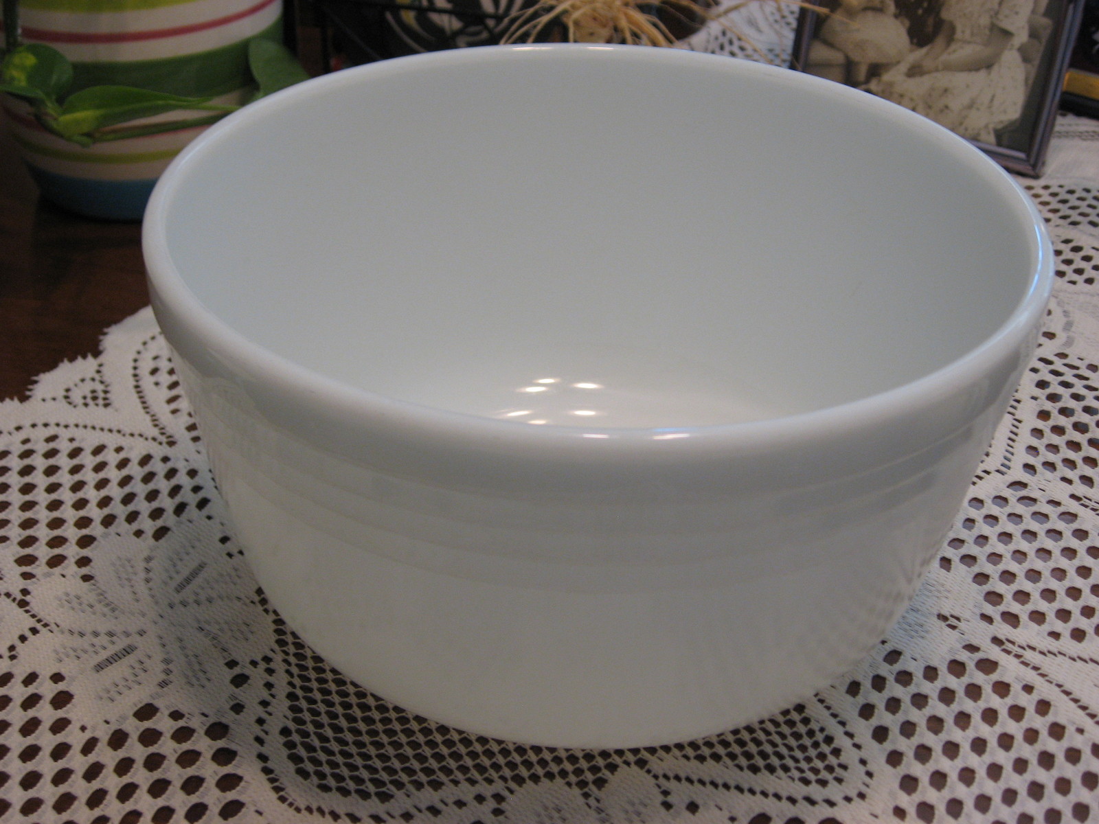 Mixing Bowl-Large Ribbed 3 Qt Pyrex-Replacement #32-Hamilton Beach-USA - £11.58 GBP