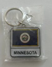 Minnesota State Flag Key Chain 2 Sided Key Ring - £3.89 GBP