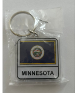 Minnesota State Flag Key Chain 2 Sided Key Ring - £3.95 GBP