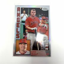 2019 Topps Chrome Mike Trout 1984 Topps Baseball Retro Refractor 84TC-17... - $1.93