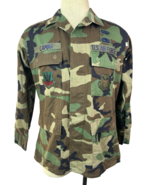 U.S. Air Force Coat Mens Medium Woodland Camo Combat 8415-01-084-1647 w/... - $274.00 MXN