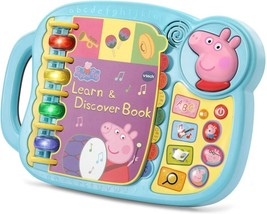 VTech Peppa Pig&#39;s Learn and Discover Book Blue (2019) **USED** - $16.83