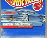 2000 Hot Wheels #156 Virtual Collection Cars SCREAMIN&#39; HAULER Red w/Chro... - $7.25