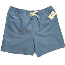 1901 Mens Swim Trunks size Large Solid Slim Fit Volley Blue Topsail Swimwear  - £20.19 GBP