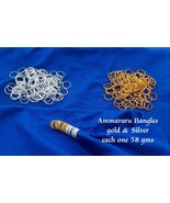 Pure Silver Gold Coated 108 Bangle- pure silver gift items - Return Gifts - $2,119.99 MXN+