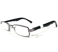 Ray-Ban RB6192 2502 Kids Eyeglasses Frames Black Silver Rectangular 48-17-130 - £36.39 GBP