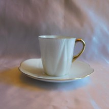 Shelley Flat Demitasse Teacup and Saucer in Regency # 21802 - $24.95